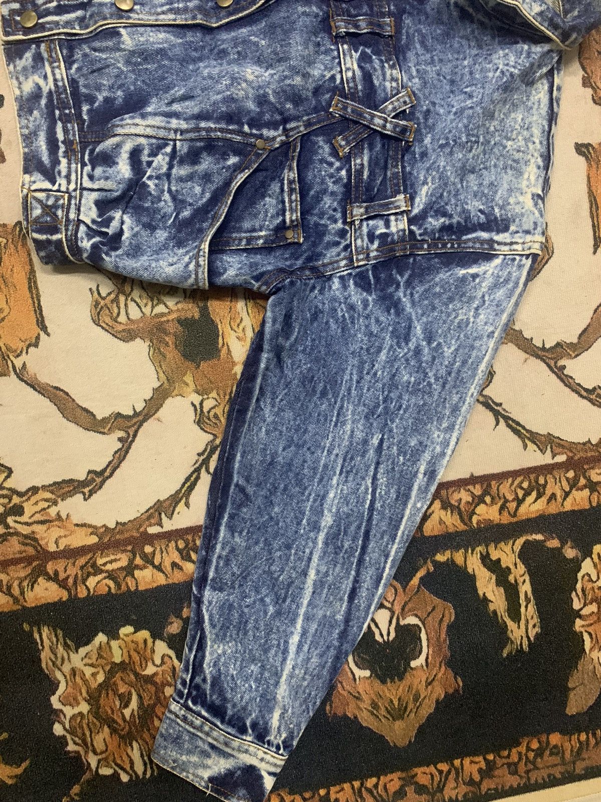 Vintage RARE ACID WASH MASC DENIM TRUCKER JACKET Size US M / EU 48-50 / 2 - 6 Thumbnail