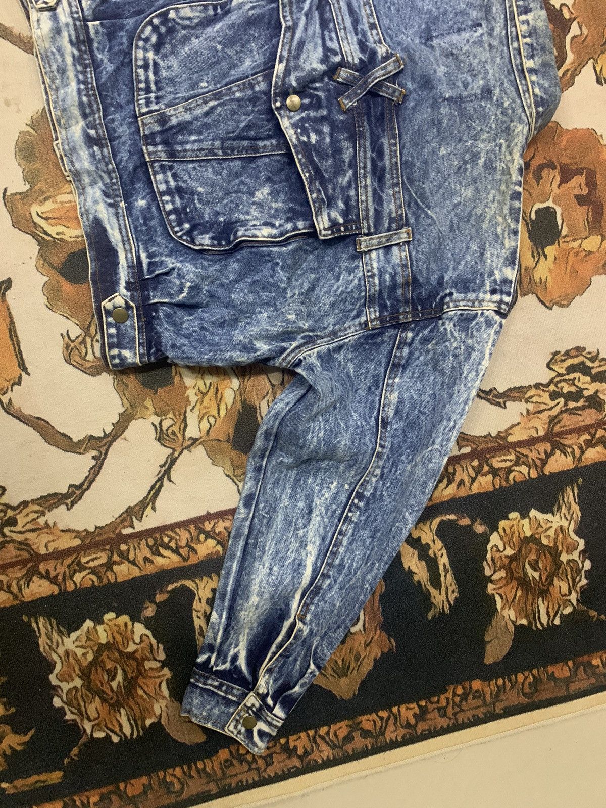 Vintage RARE ACID WASH MASC DENIM TRUCKER JACKET Size US M / EU 48-50 / 2 - 5 Thumbnail