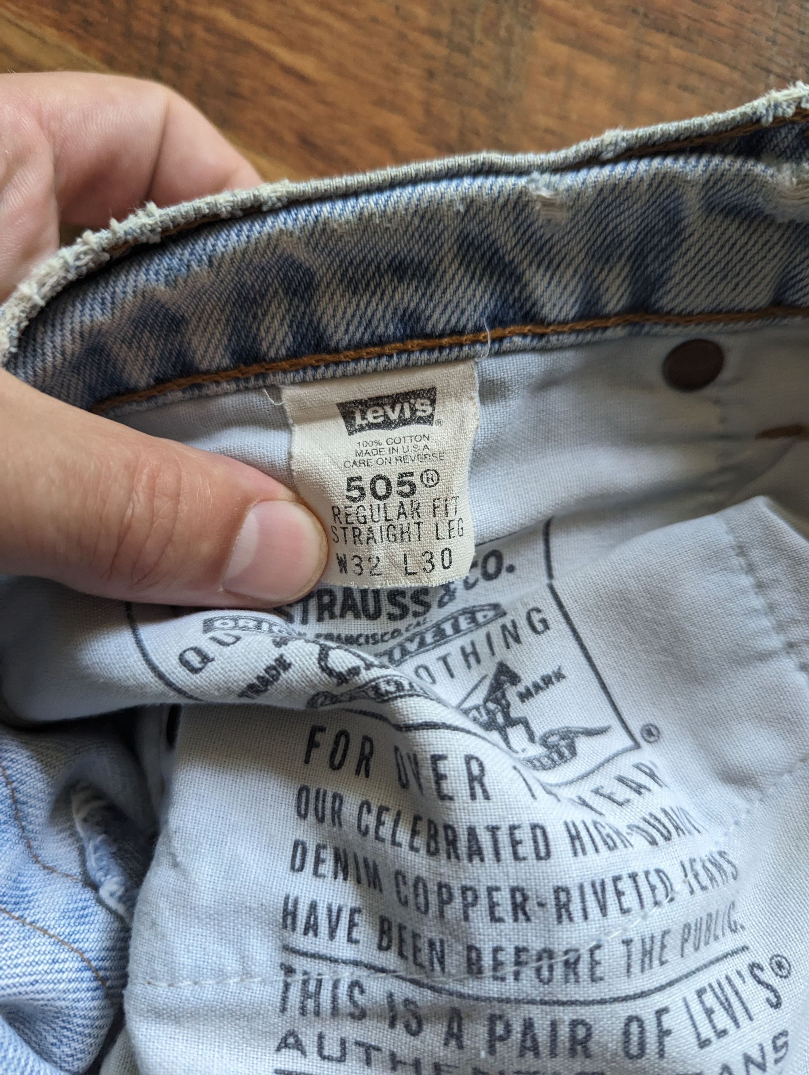 Levi's Vintage Clothing Levi's Jeans Made in USA vintage Size US 32 / EU 48 - 23 Thumbnail