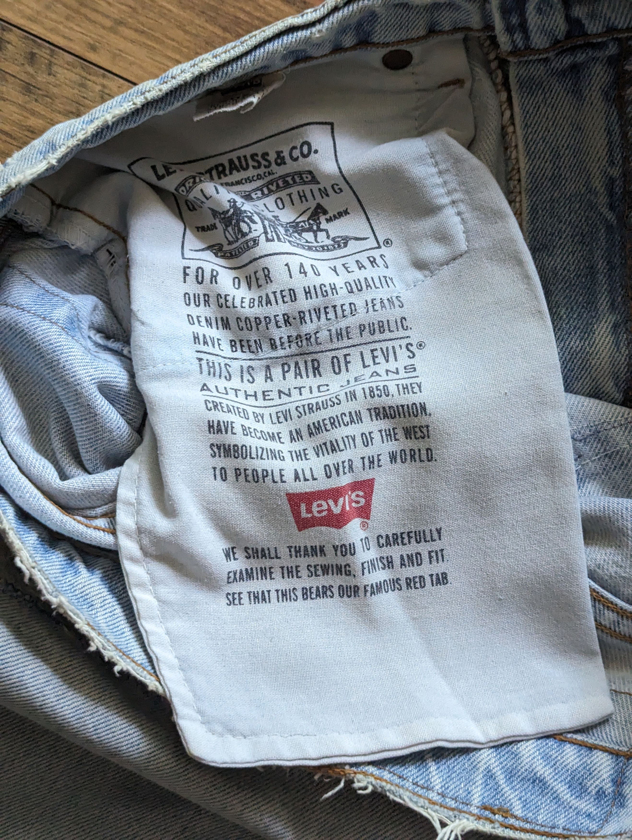 Levi's Vintage Clothing Levi's Jeans Made in USA vintage Size US 32 / EU 48 - 24 Thumbnail