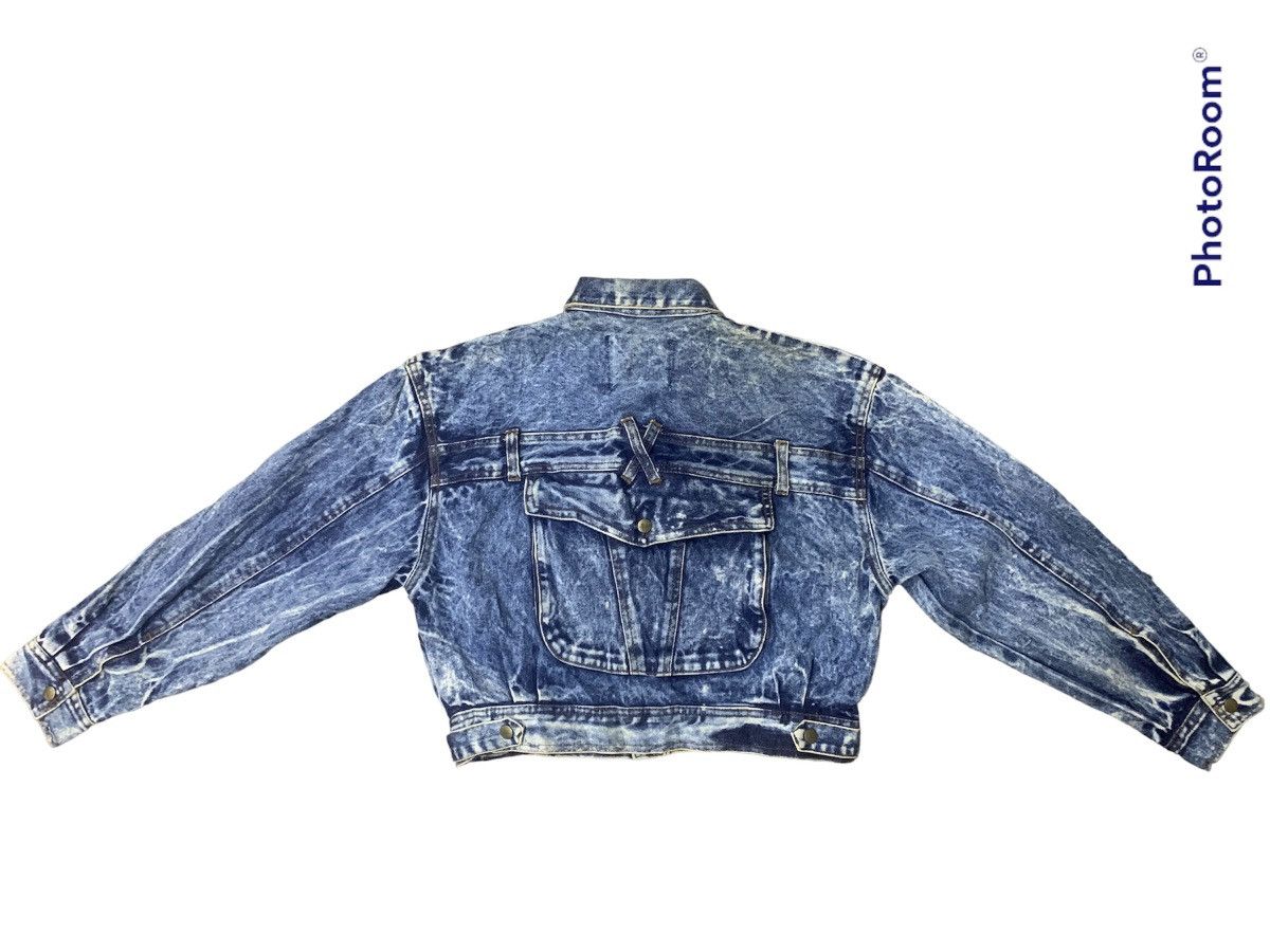 Japanese Brand RARE ACID WASH DENIM JACKET Size US M / EU 48-50 / 2 - 2 Thumbnail