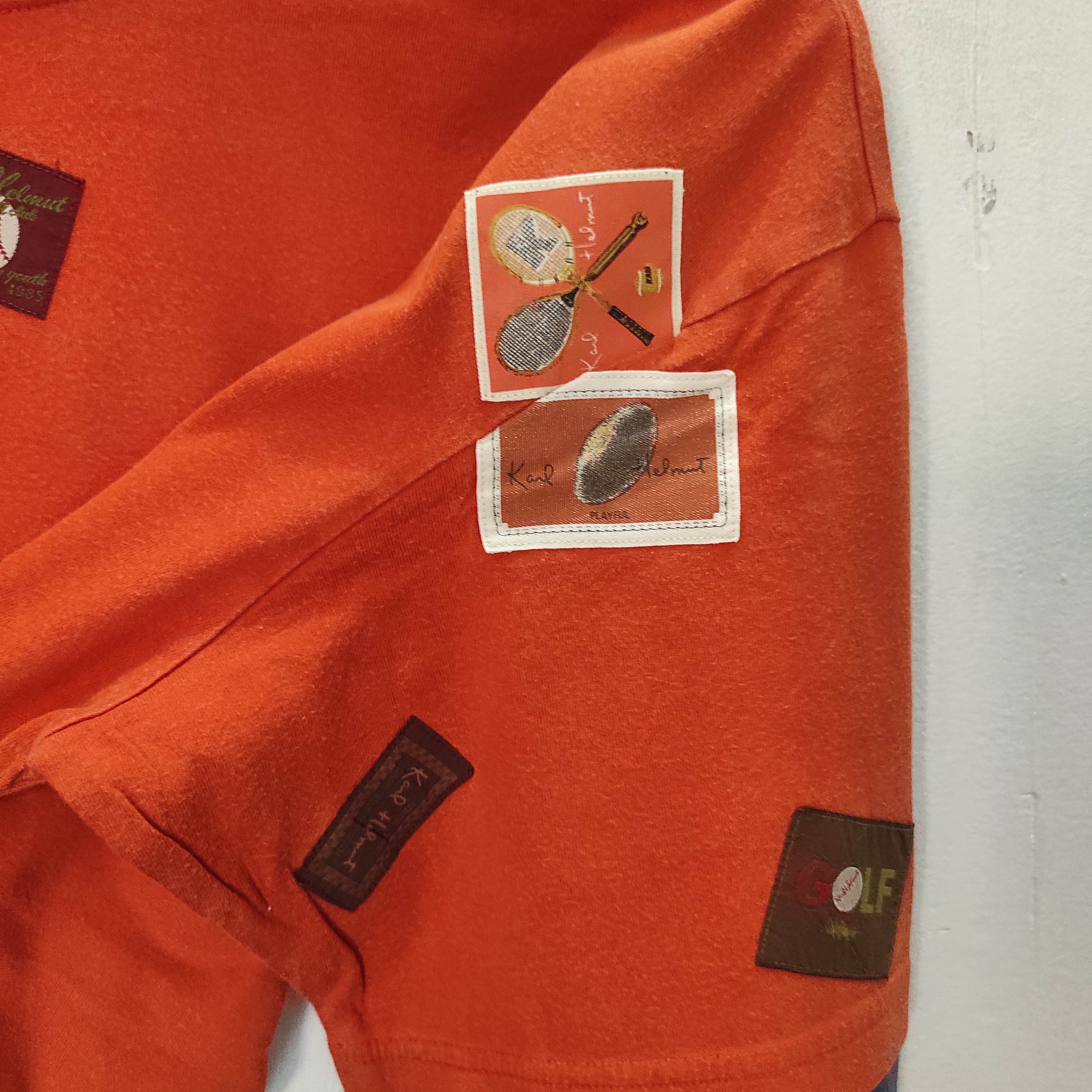 Karl Helmut × Vintage Vintage Karl Helmut Longsleeve pocket Logo Patches Size US L / EU 52-54 / 3 - 5 Thumbnail