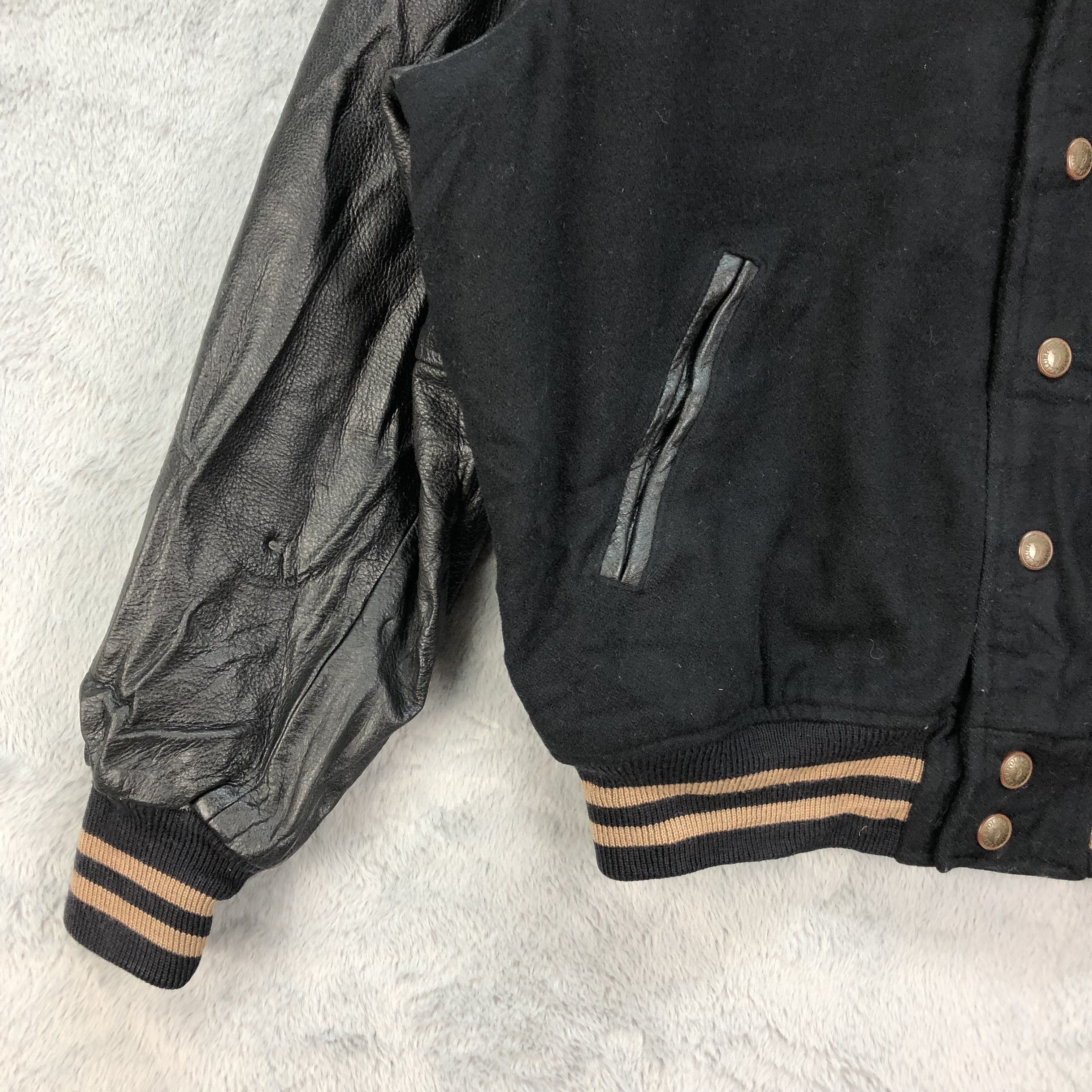 Japanese Brand RARE🔥 Polo Club Wool Leather Varsity Jacket #4806-171 Size US L / EU 52-54 / 3 - 7 Thumbnail