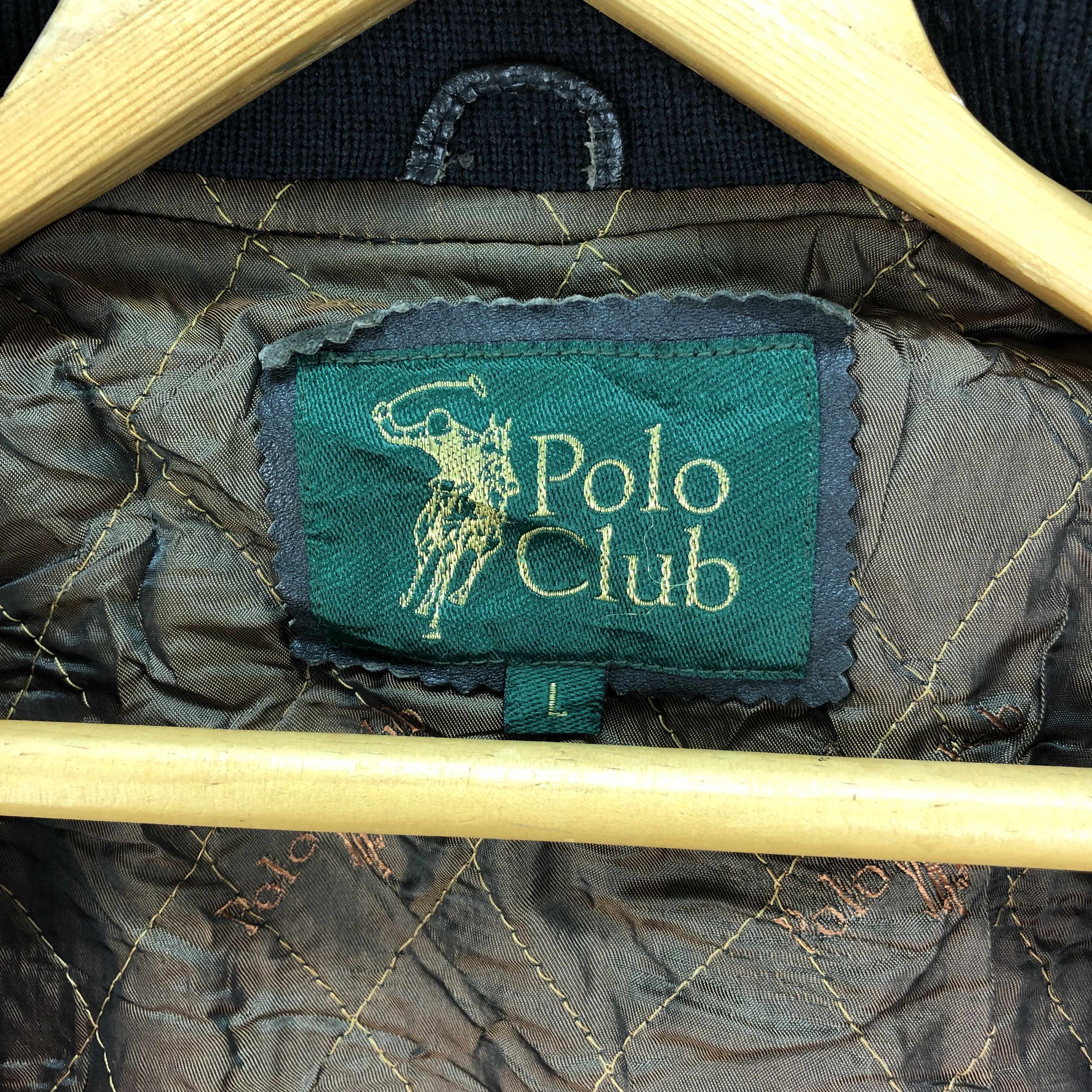 Japanese Brand RARE🔥 Polo Club Wool Leather Varsity Jacket #4806-171 Size US L / EU 52-54 / 3 - 10 Thumbnail