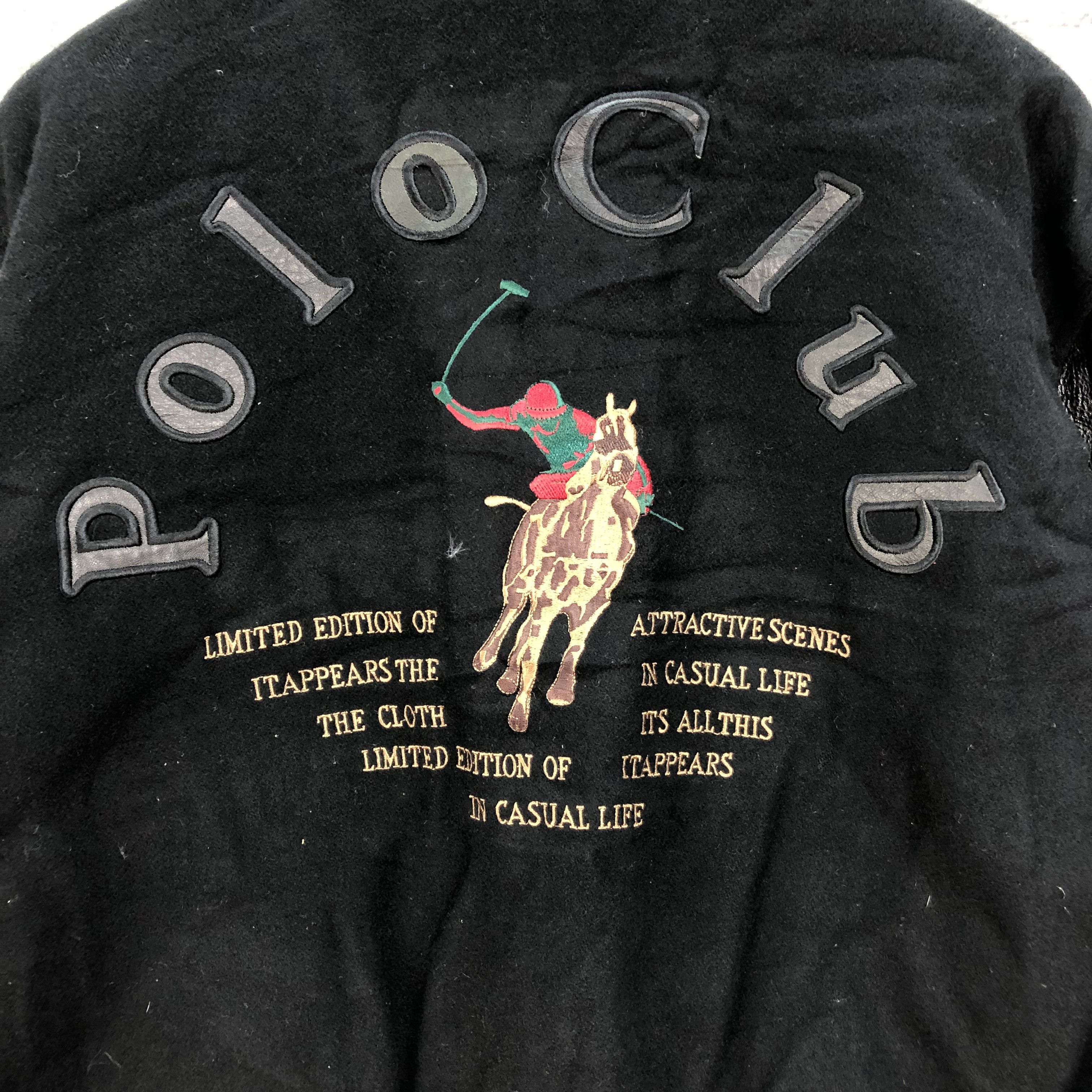 Japanese Brand RARE🔥 Polo Club Wool Leather Varsity Jacket #4806-171 Size US L / EU 52-54 / 3 - 2 Thumbnail