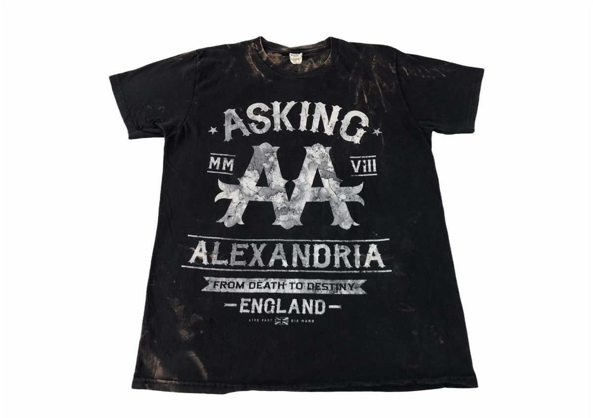 Band Tees Asking Alexandria Death To Destiny England Tie Dye Tee Size US XL / EU 56 / 4 - 1 Thumbnail