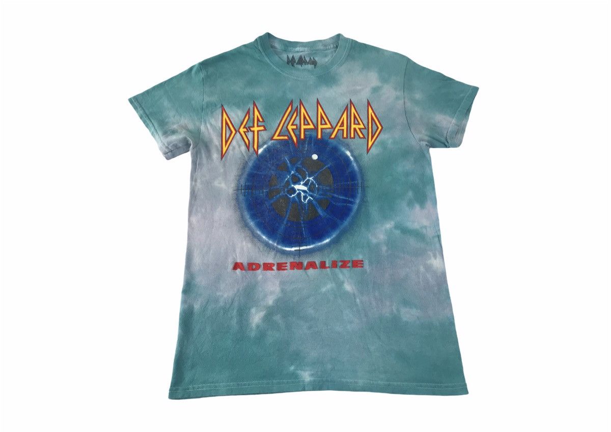 Def Leppard Andrenalize Concert Album Blue Reverse Tie Dye