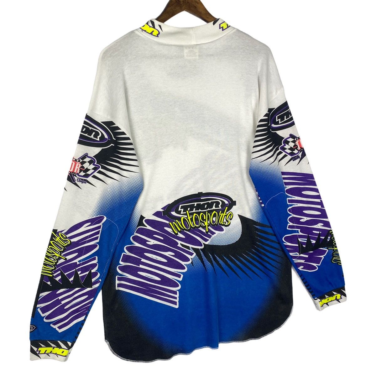 Fox Racing × Honda × Sports Specialties Vintage 1994 Thor Motosports Motocross Jersey Size US L / EU 52-54 / 3 - 8 Thumbnail