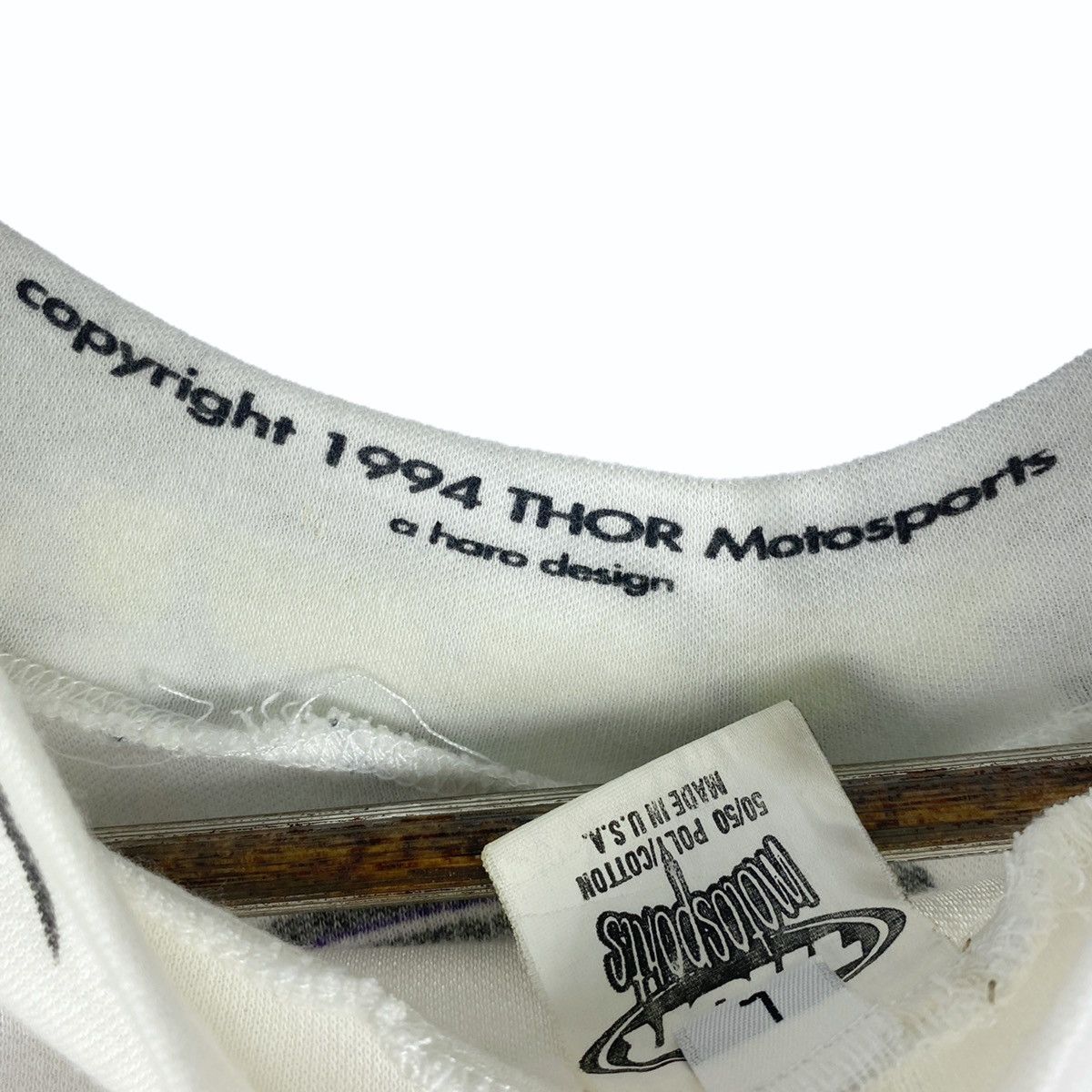 Fox Racing × Honda × Sports Specialties Vintage 1994 Thor Motosports Motocross Jersey Size US L / EU 52-54 / 3 - 10 Thumbnail