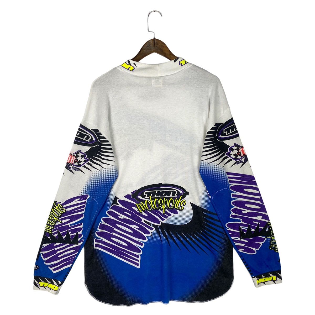 Fox Racing × Honda × Sports Specialties Vintage 1994 Thor Motosports Motocross Jersey Size US L / EU 52-54 / 3 - 3 Thumbnail