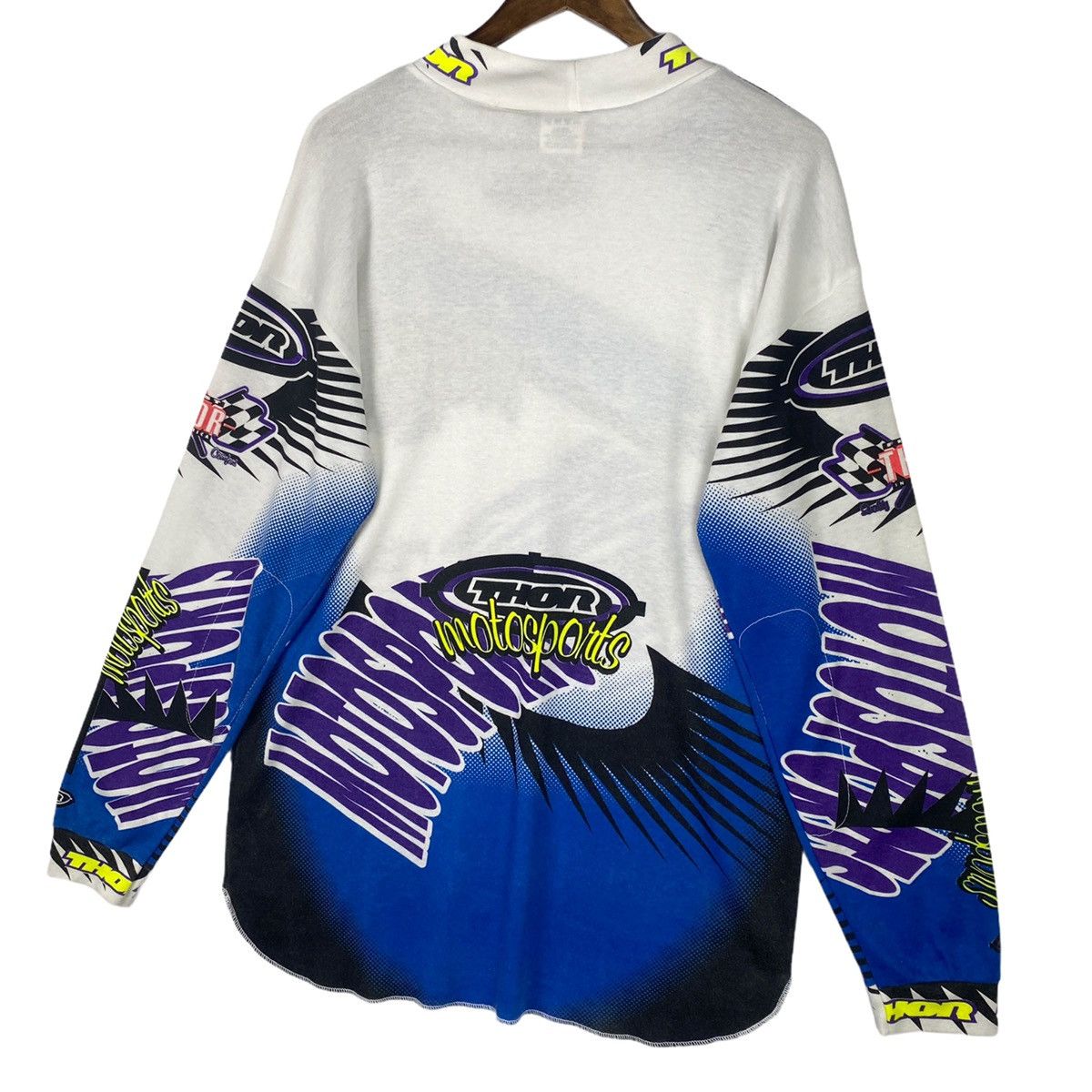 Fox Racing × Honda × Sports Specialties Vintage 1994 Thor Motosports Motocross Jersey Size US L / EU 52-54 / 3 - 7 Thumbnail