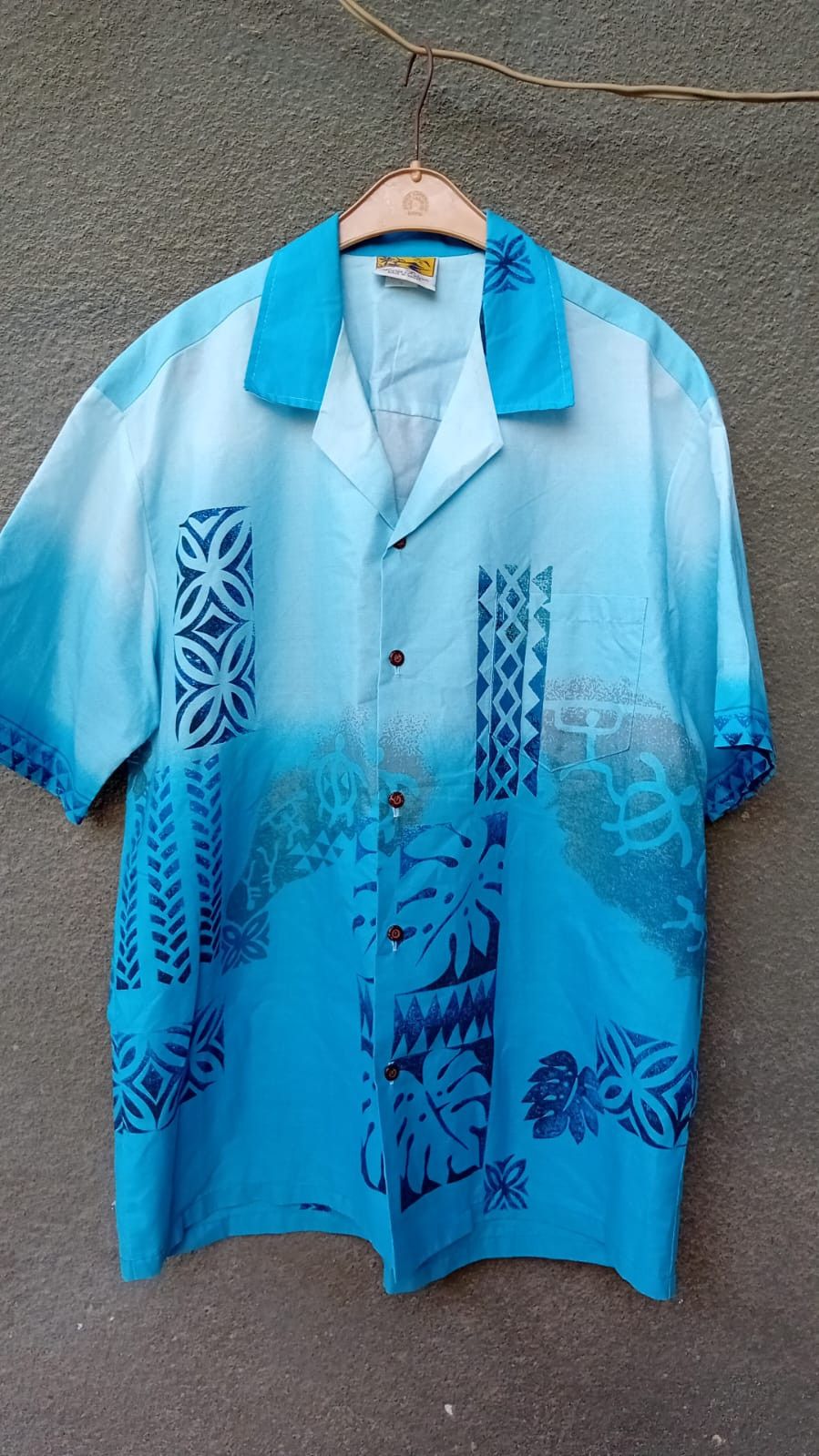 Vintage Winnie Fashion Made in Hawaii Vtg Hawaiian Turtle Shirt XL Size US XL / EU 56 / 4 - 1 Thumbnail