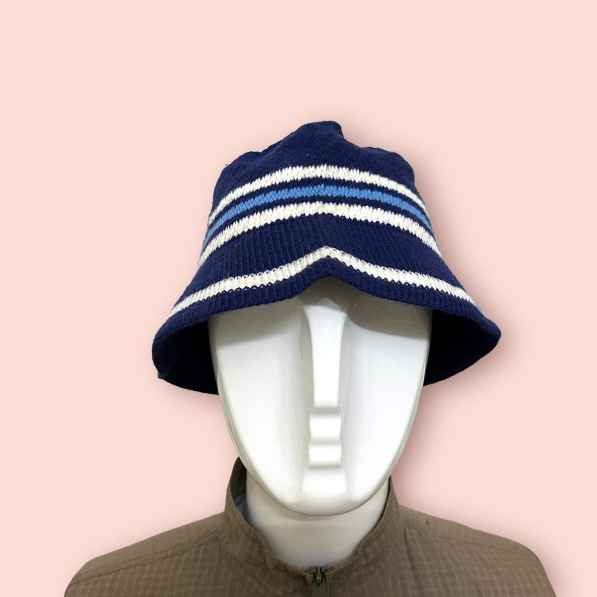 Adidas VINTAGE ADIDAS JAPAN KNITTED BUCKET HAT Size ONE SIZE - 8 Thumbnail