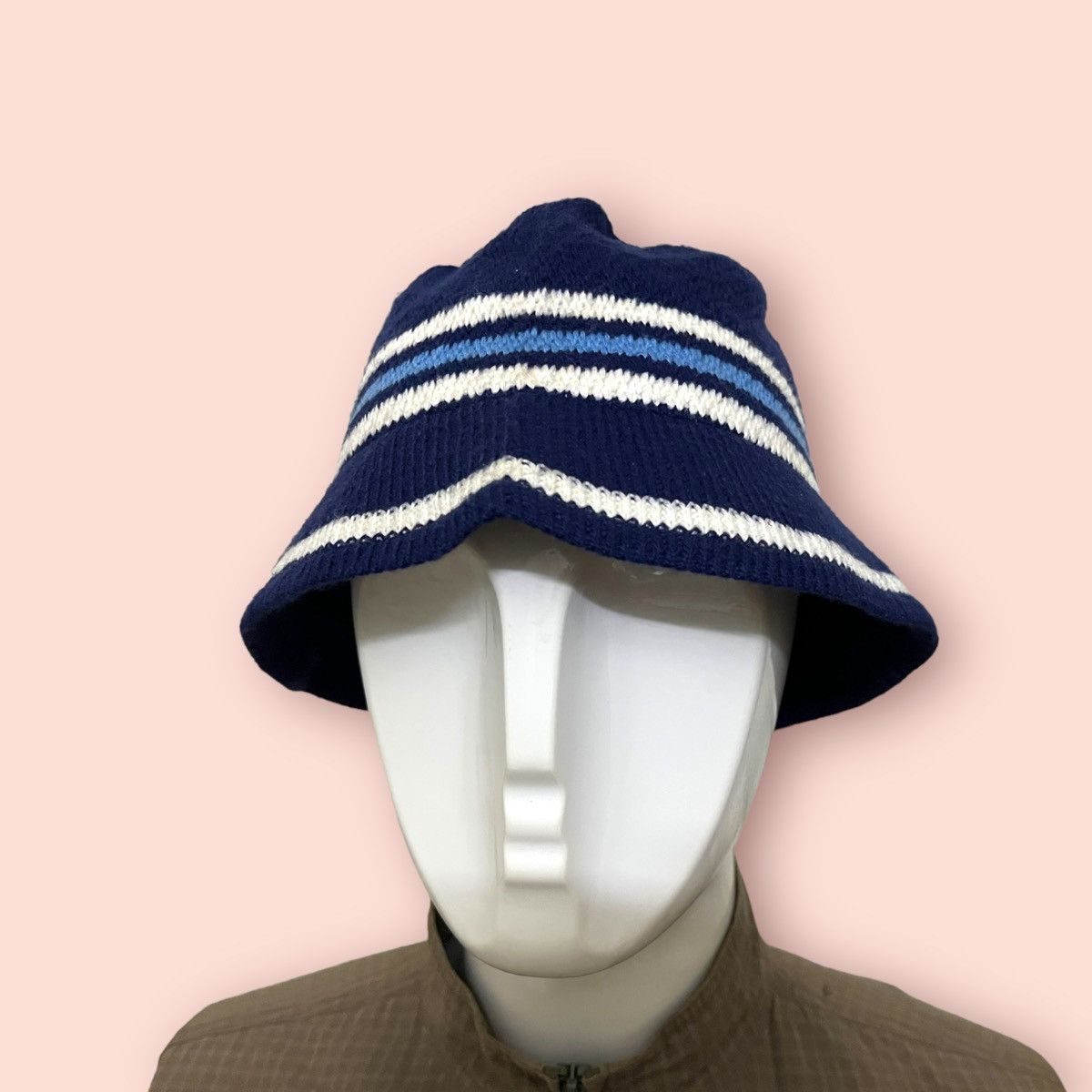 Adidas VINTAGE ADIDAS JAPAN KNITTED BUCKET HAT Size ONE SIZE - 7 Thumbnail