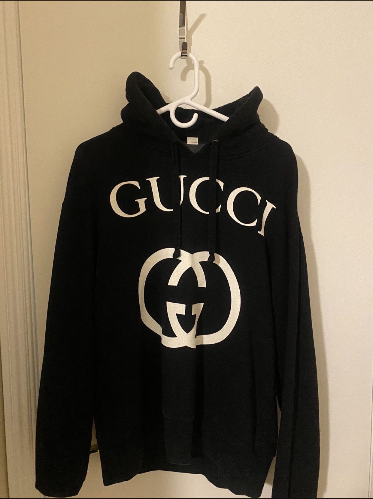 image of Gucci Interlocking G Hoodie in Black, Men's (Size XL)