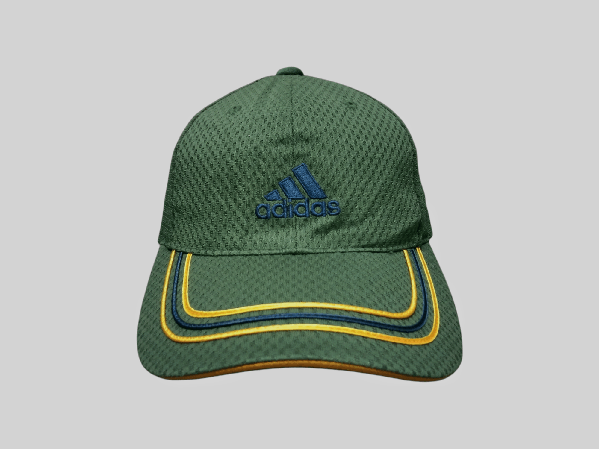 Adidas × Vintage ADIDAS MESH POLYESTER BASEBALL CAP Size ONE SIZE - 2 Thumbnail