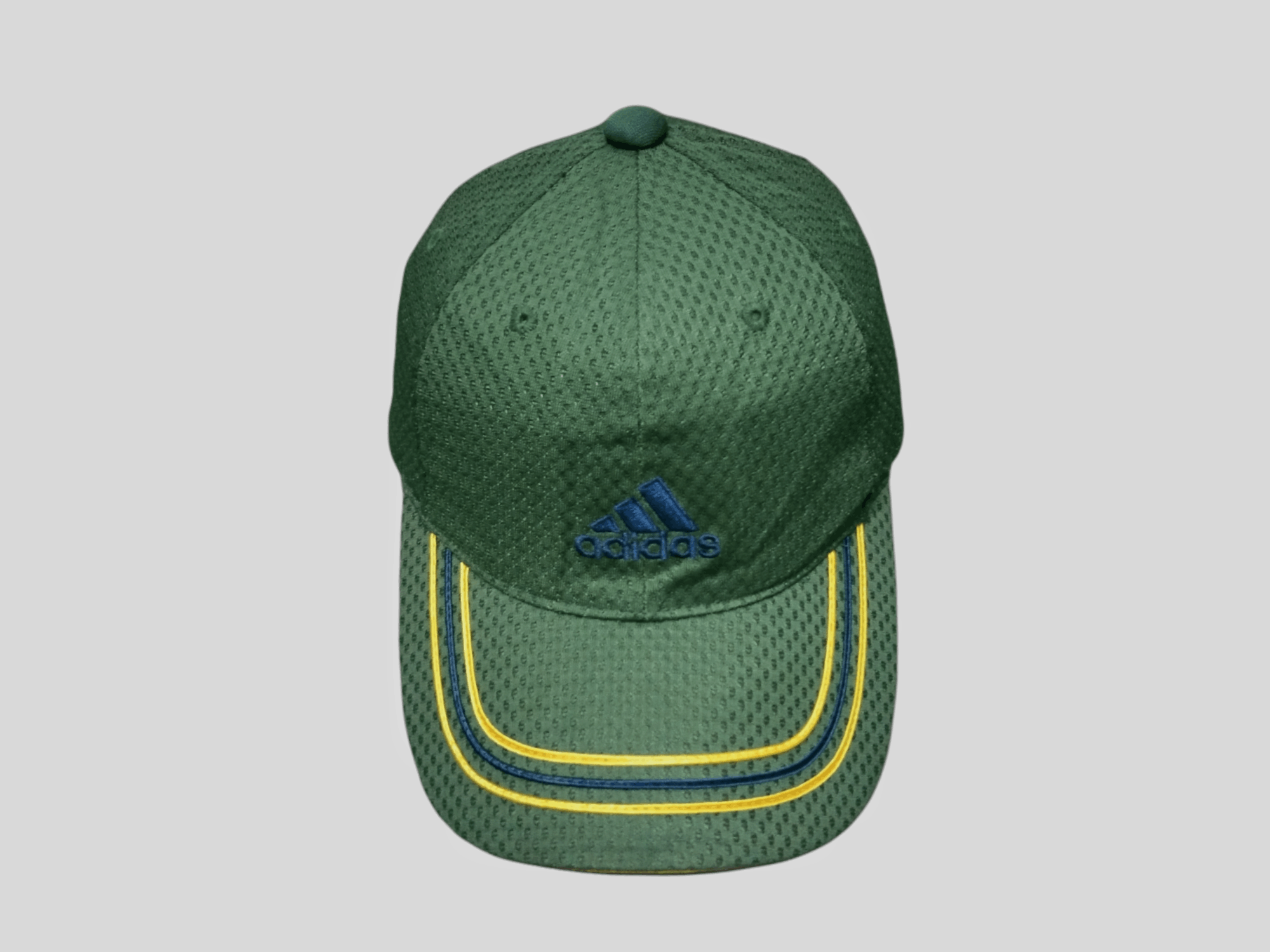Adidas × Vintage ADIDAS MESH POLYESTER BASEBALL CAP Size ONE SIZE - 3 Thumbnail