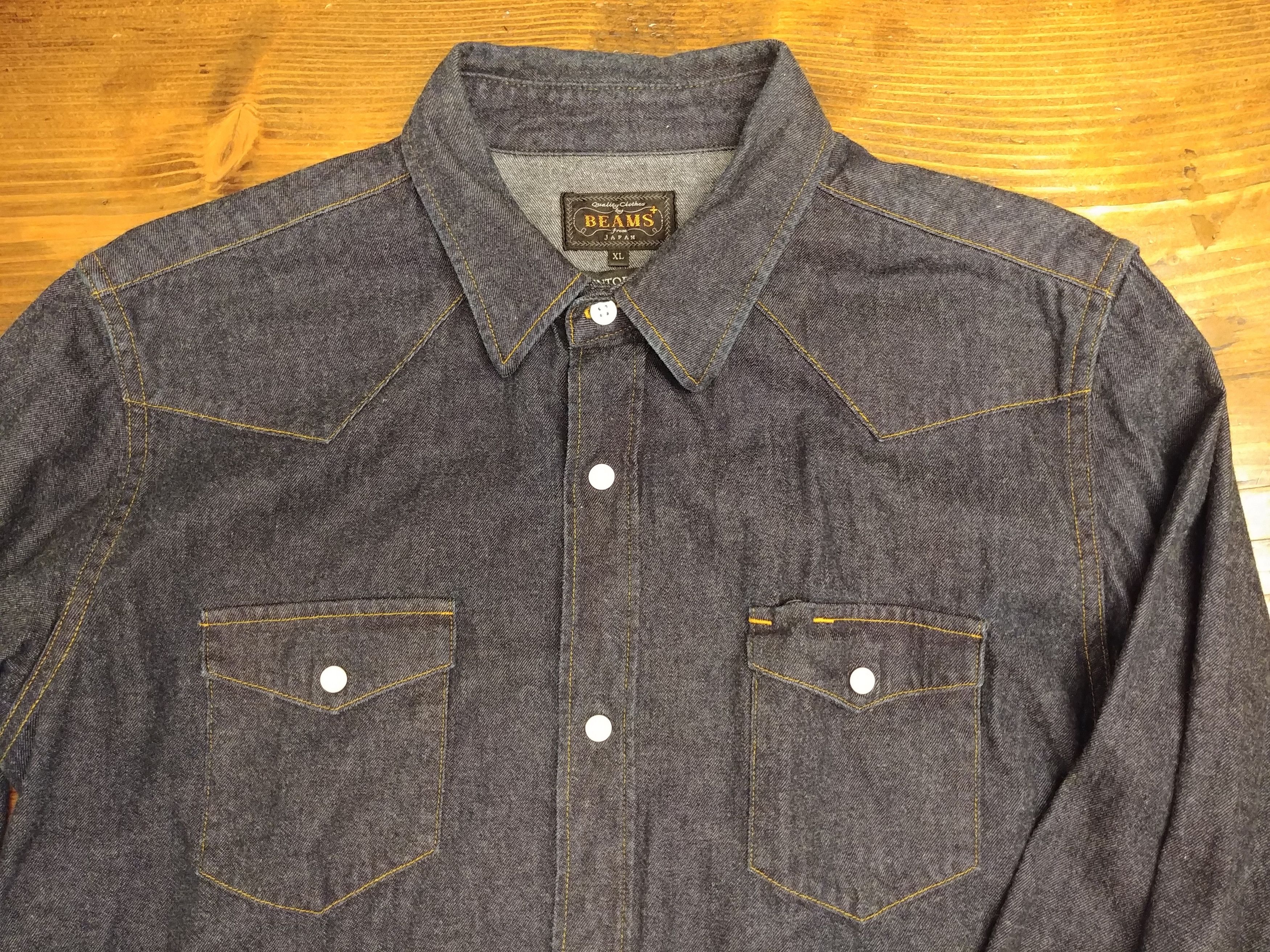Beams Plus Denim Western Shirt