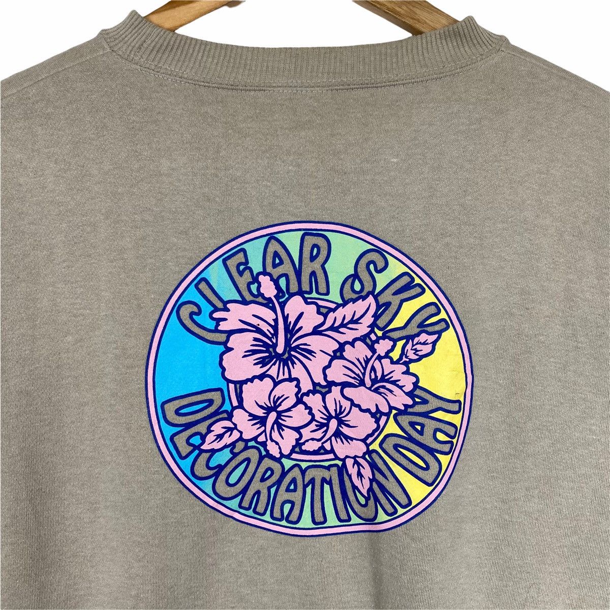 Vintage Vintage CLEAR SKY DECORATION SWEATSHIRT CASUAL JUMPER Size US M / EU 48-50 / 2 - 2 Thumbnail