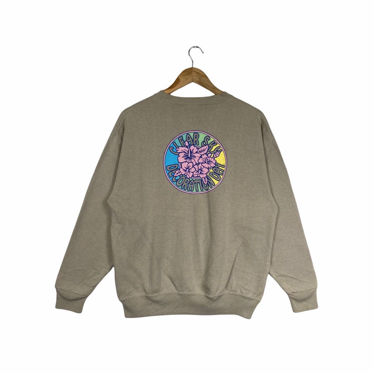 Vintage Vintage CLEAR SKY DECORATION SWEATSHIRT CASUAL JUMPER Size US M / EU 48-50 / 2 - 1 Thumbnail