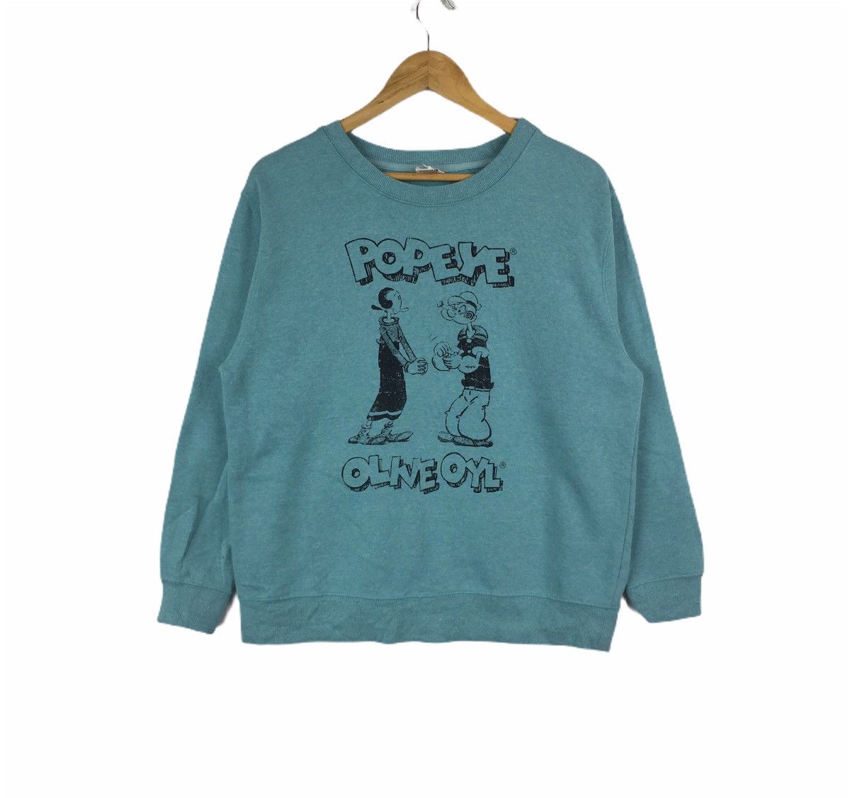 Popeye Sweatshirt Cartoon Network Casual Jumper