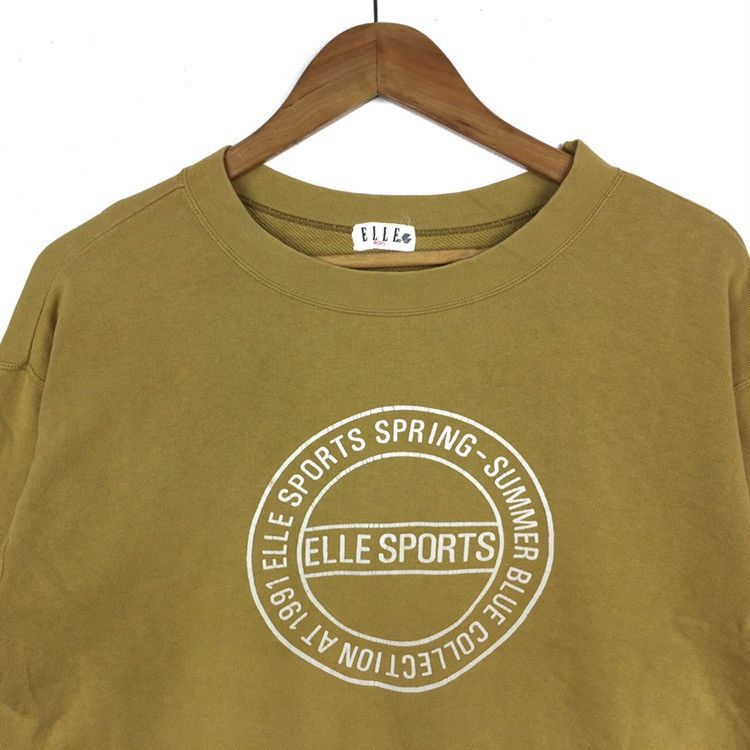 Vintage Elle sports Sweatshirt Casual Jumper Streetwear Pullover Size US M / EU 48-50 / 2 - 2 Thumbnail
