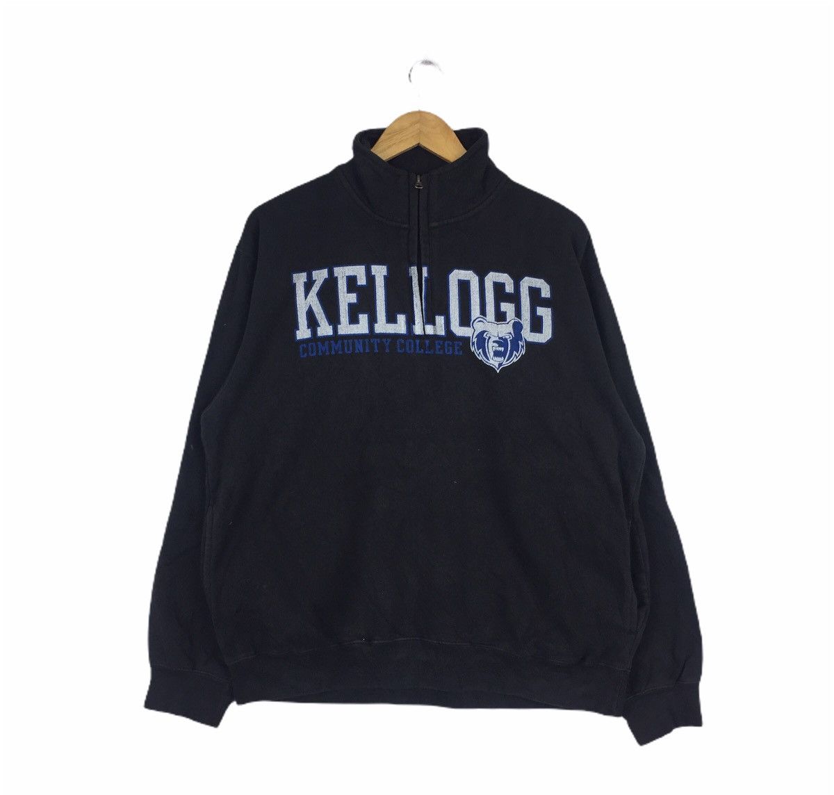 Vintage Vintage kellog comunity collage Sweatshirt Casual Jumper Size US L / EU 52-54 / 3 - 1 Thumbnail