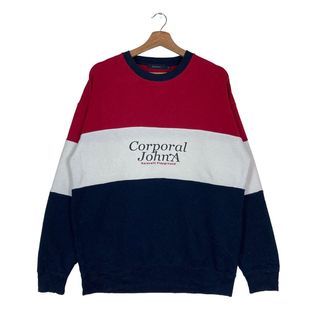RAGEBLUE Vintage Rage Blue Multicolour Pullover Jumper Sweatshirt Size US M / EU 48-50 / 2 - 1 Thumbnail