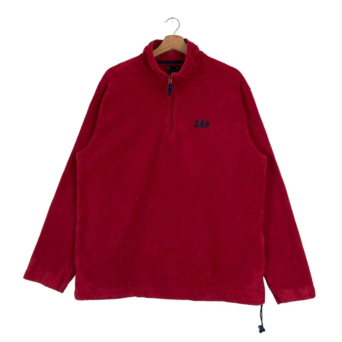 Gap Vintage GAP Quarter Zip Pullover Jumper Fleece Sweatshirt Size US XL / EU 56 / 4 - 1 Thumbnail
