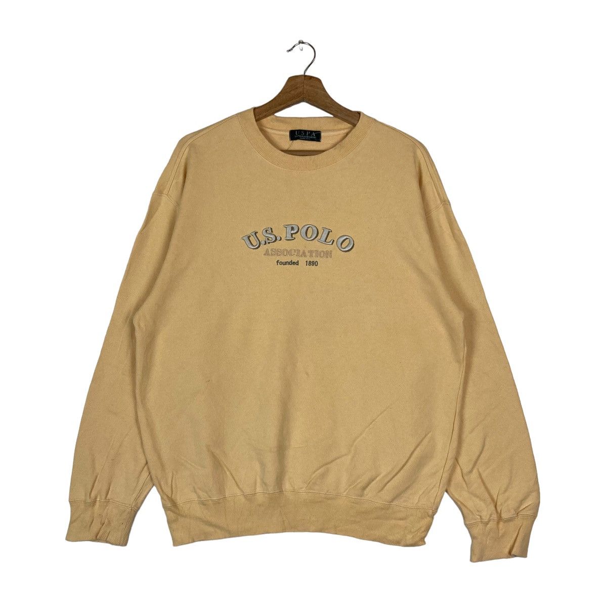 U.S. Polo Assn. Vintage USPA US Polo Association Pullover Jumper Sweatshirt Size US L / EU 52-54 / 3 - 1 Thumbnail