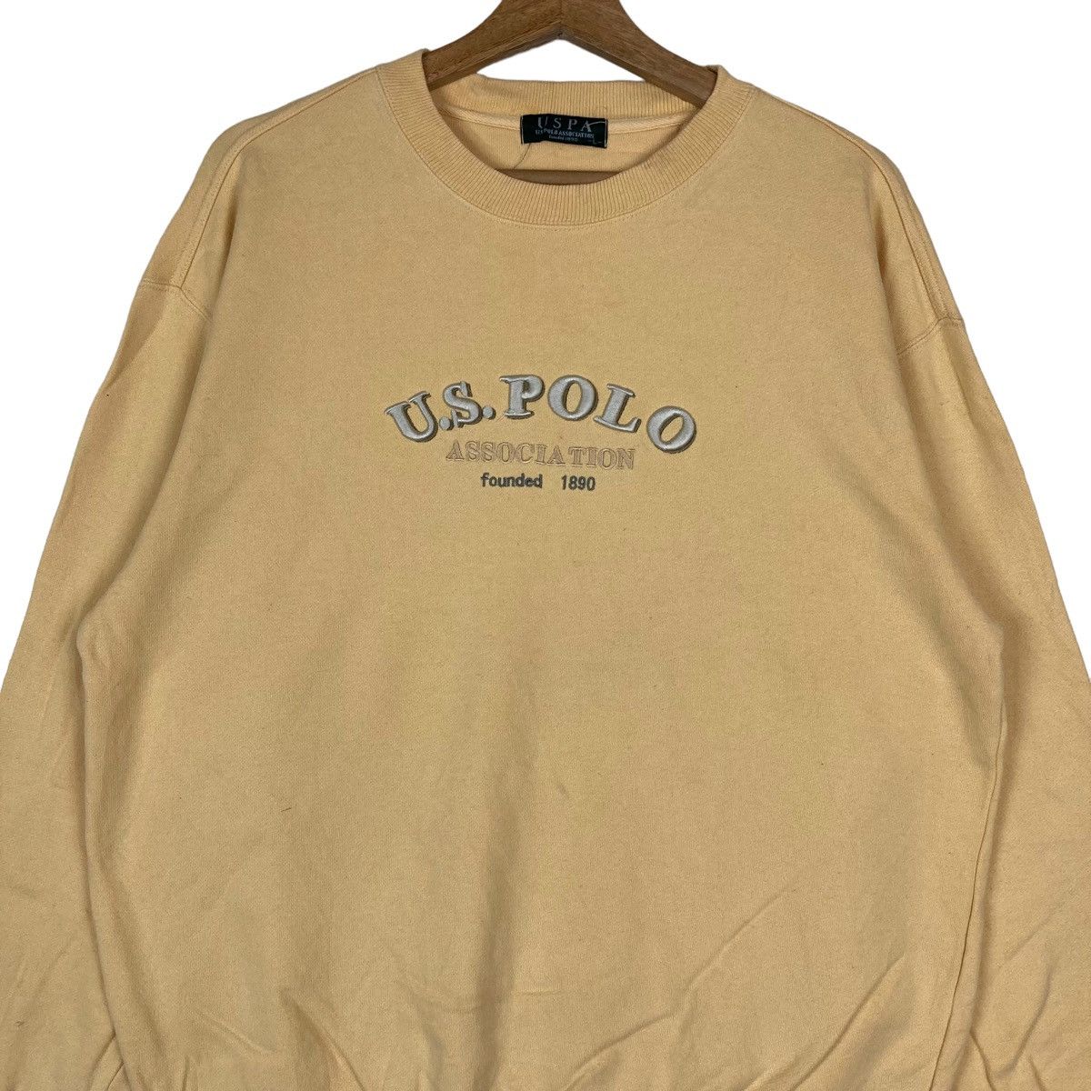 U.S. Polo Assn. Vintage USPA US Polo Association Pullover Jumper Sweatshirt Size US L / EU 52-54 / 3 - 2 Thumbnail
