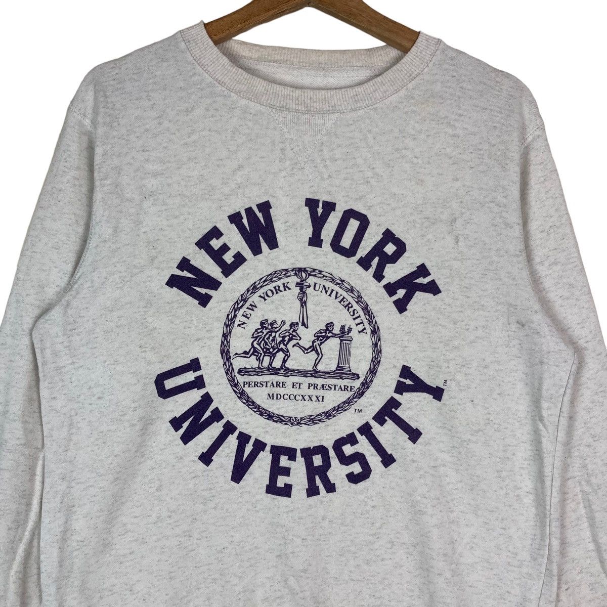 GU Japanese Brand GU New York University Spell Out Pullover Size US M / EU 48-50 / 2 - 2 Thumbnail