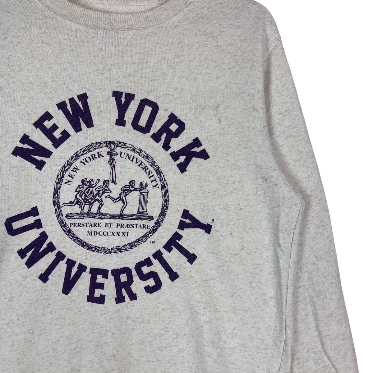 GU Japanese Brand GU New York University Spell Out Pullover Size US M / EU 48-50 / 2 - 3 Thumbnail