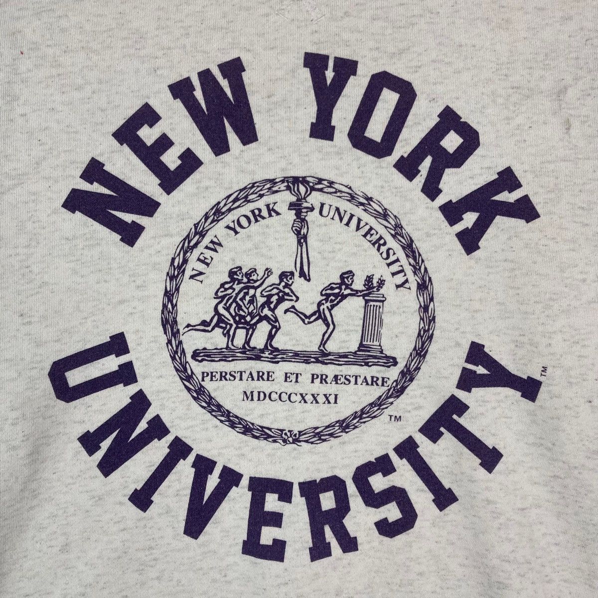 GU Japanese Brand GU New York University Spell Out Pullover Size US M / EU 48-50 / 2 - 4 Thumbnail