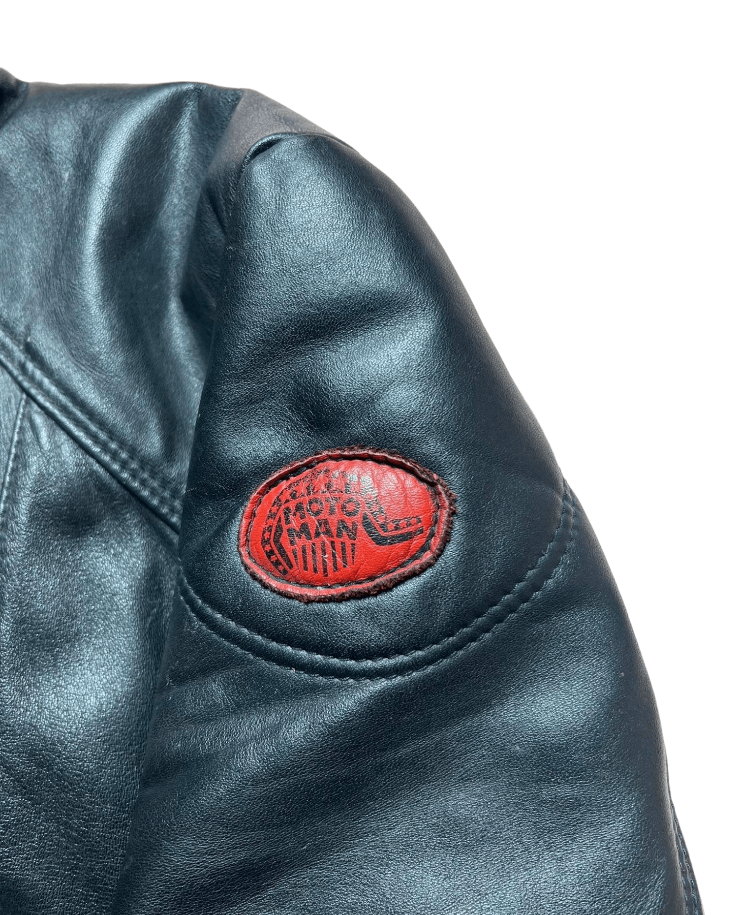 Vintage Moto Man motorcycle leather jacket Size US L / EU 52-54 / 3 - 2 Thumbnail