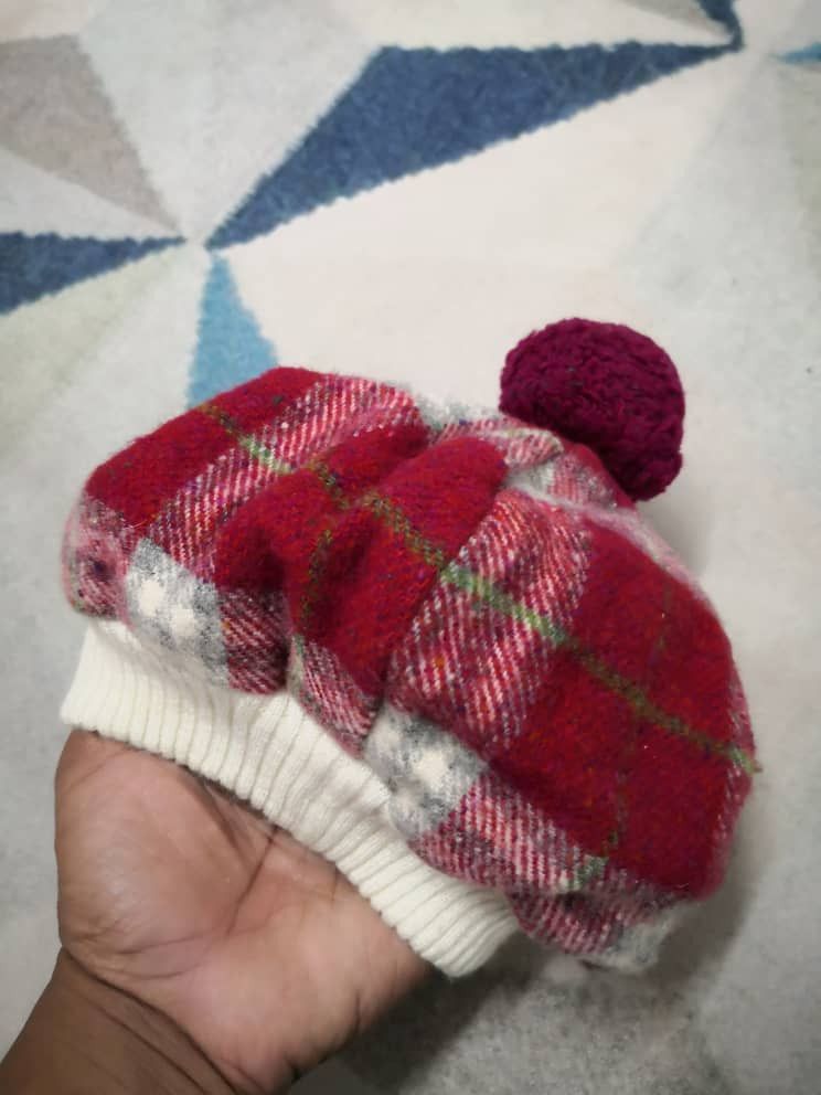 Burberry Burberry Checkered Wool Beanie for kids Size ONE SIZE - 1 Thumbnail