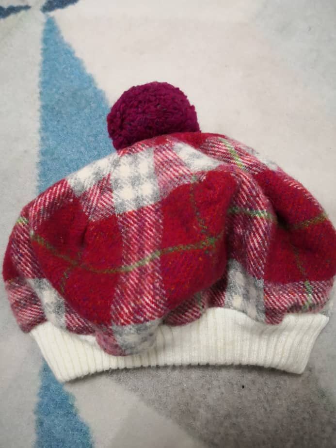 Burberry Burberry Checkered Wool Beanie for kids Size ONE SIZE - 3 Thumbnail