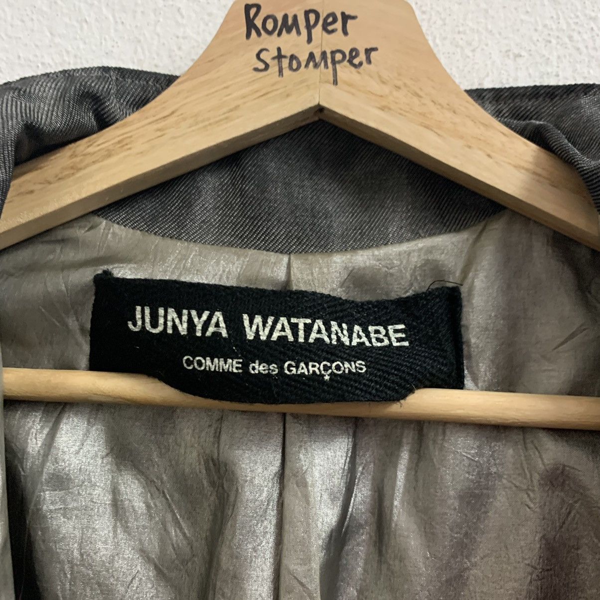 Comme des Garcons 🔥FW1995 Junya Watanabe CDG Deconstructed Overcoat Size S / US 4 / IT 40 - 18 Thumbnail