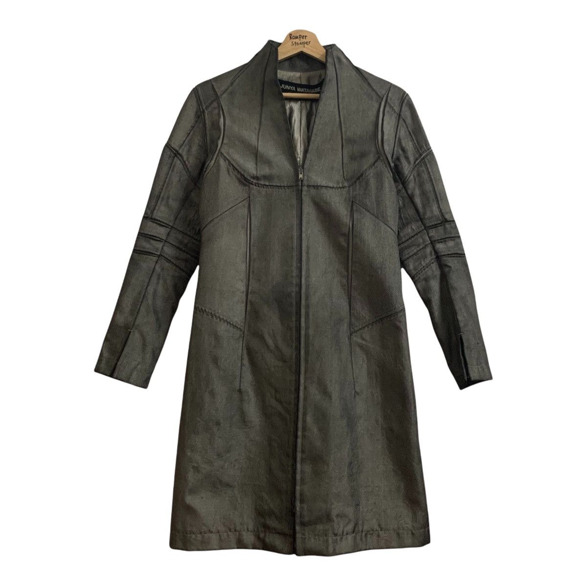 Comme des Garcons 🔥FW1995 Junya Watanabe CDG Deconstructed Overcoat Size S / US 4 / IT 40 - 2 Thumbnail