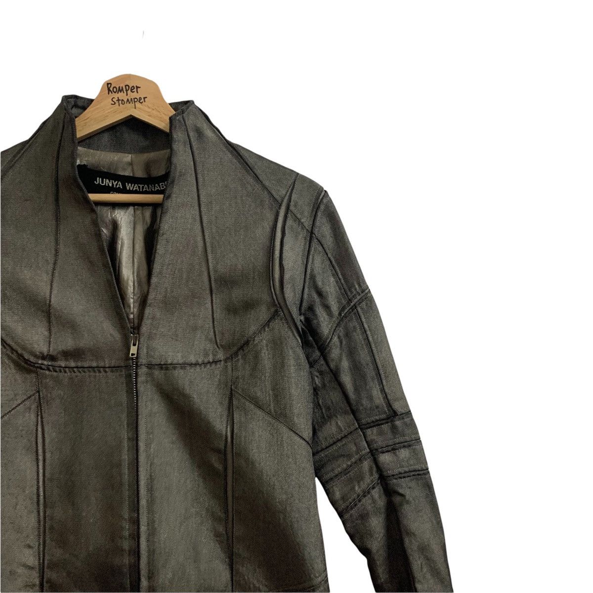 Comme des Garcons 🔥FW1995 Junya Watanabe CDG Deconstructed Overcoat Size S / US 4 / IT 40 - 8 Thumbnail