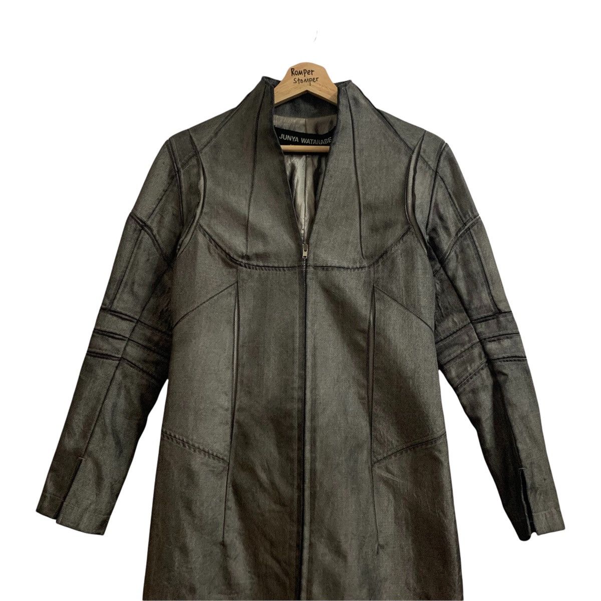 Comme des Garcons 🔥FW1995 Junya Watanabe CDG Deconstructed Overcoat Size S / US 4 / IT 40 - 3 Thumbnail