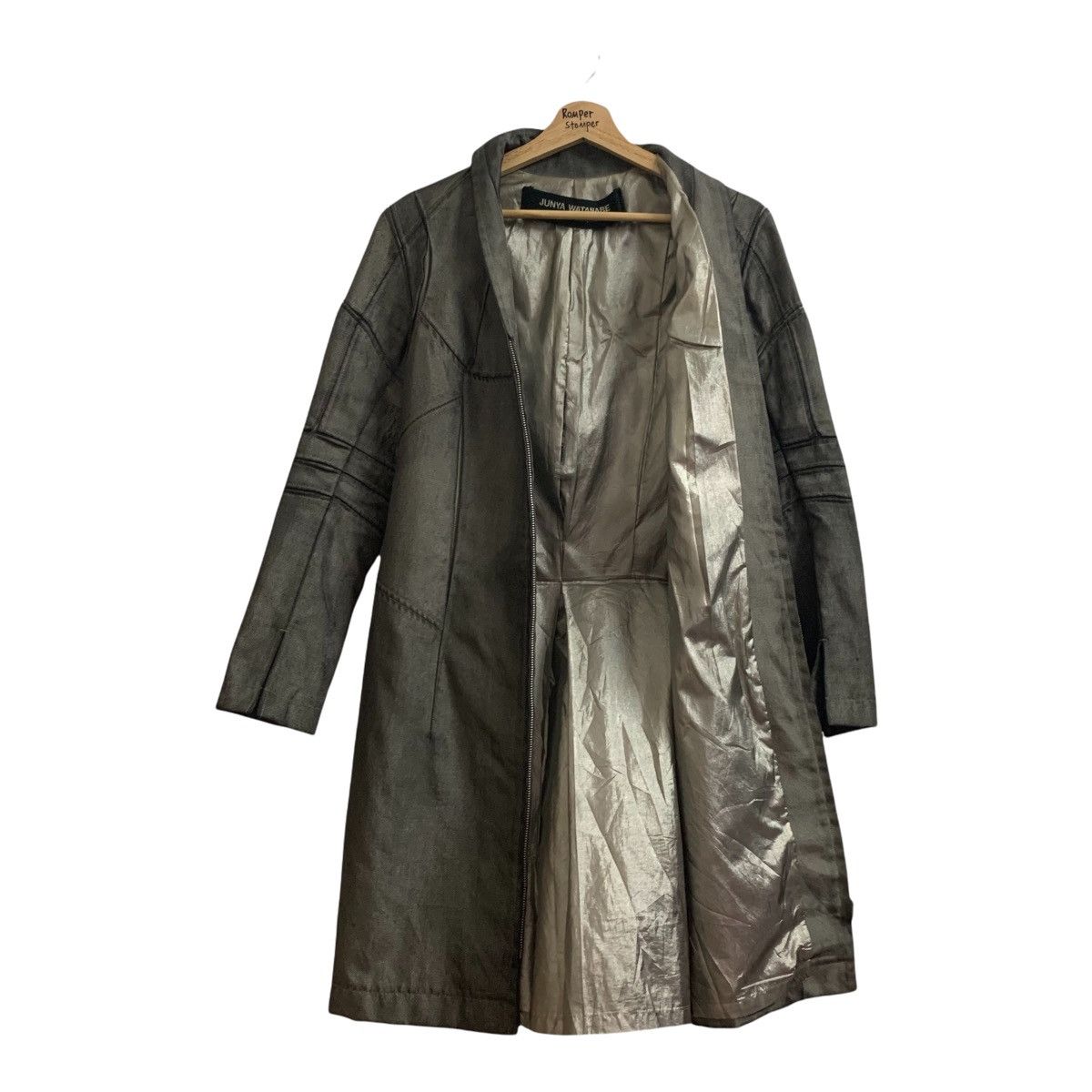 Comme des Garcons 🔥FW1995 Junya Watanabe CDG Deconstructed Overcoat Size S / US 4 / IT 40 - 5 Thumbnail
