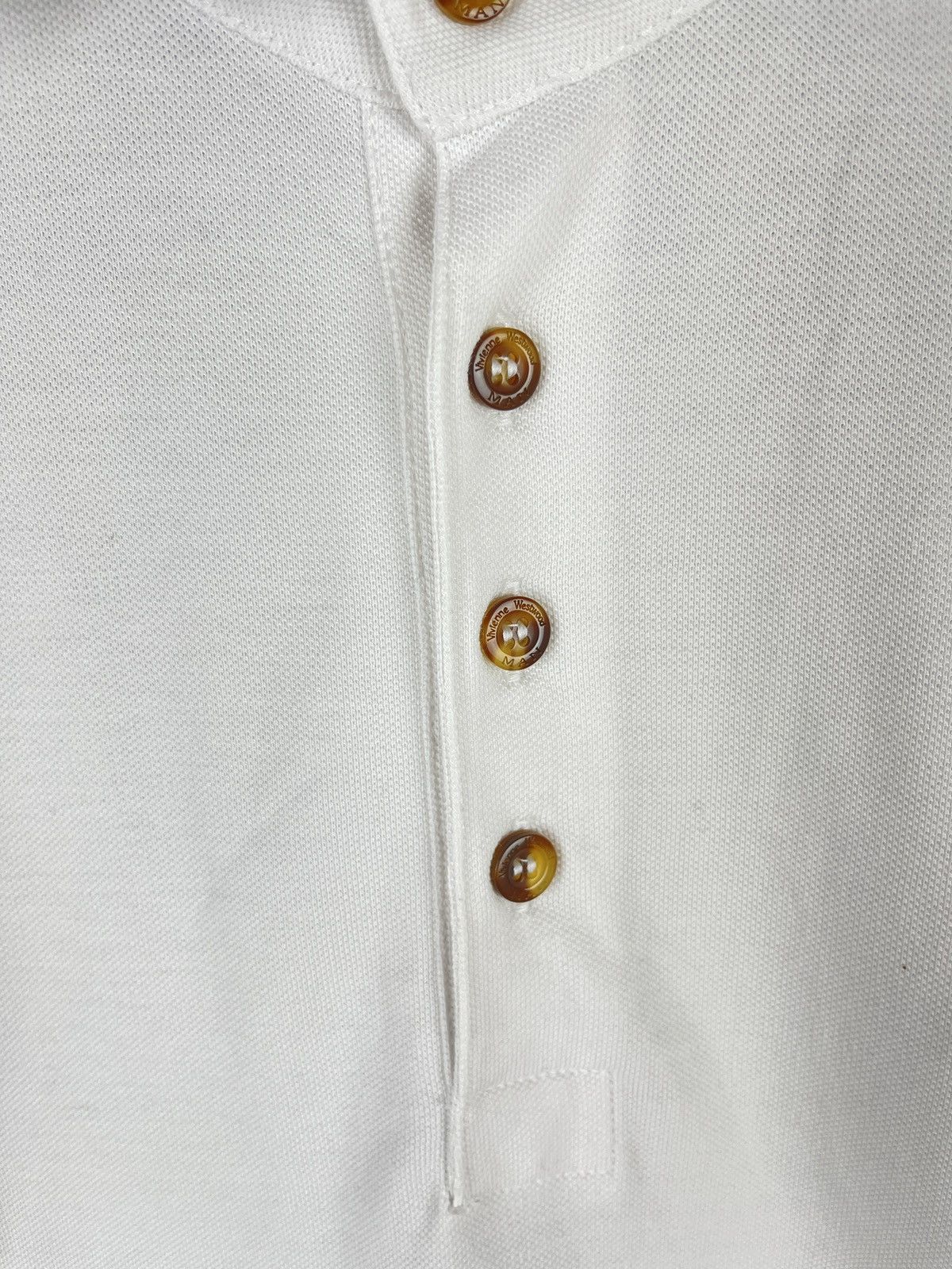 Vivienne Westwood Vivienne Westwood white pink collar polo tee shirt logo Size US L / EU 52-54 / 3 - 6 Thumbnail