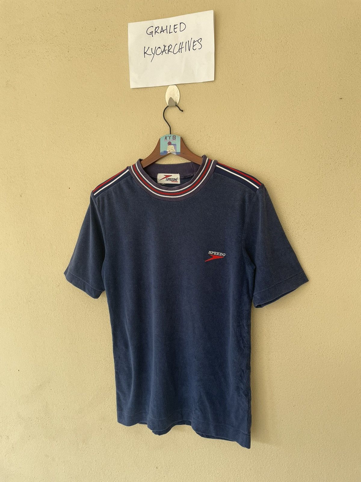 Mizuno × Speedo × Vintage VINTAGE SPEEDO VELVET SHIRT Size US M / EU 48-50 / 2 - 2 Thumbnail