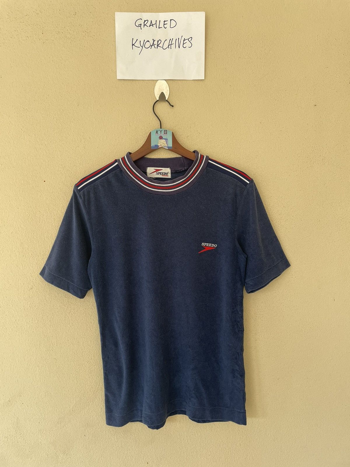 Mizuno × Speedo × Vintage VINTAGE SPEEDO VELVET SHIRT Size US M / EU 48-50 / 2 - 1 Thumbnail