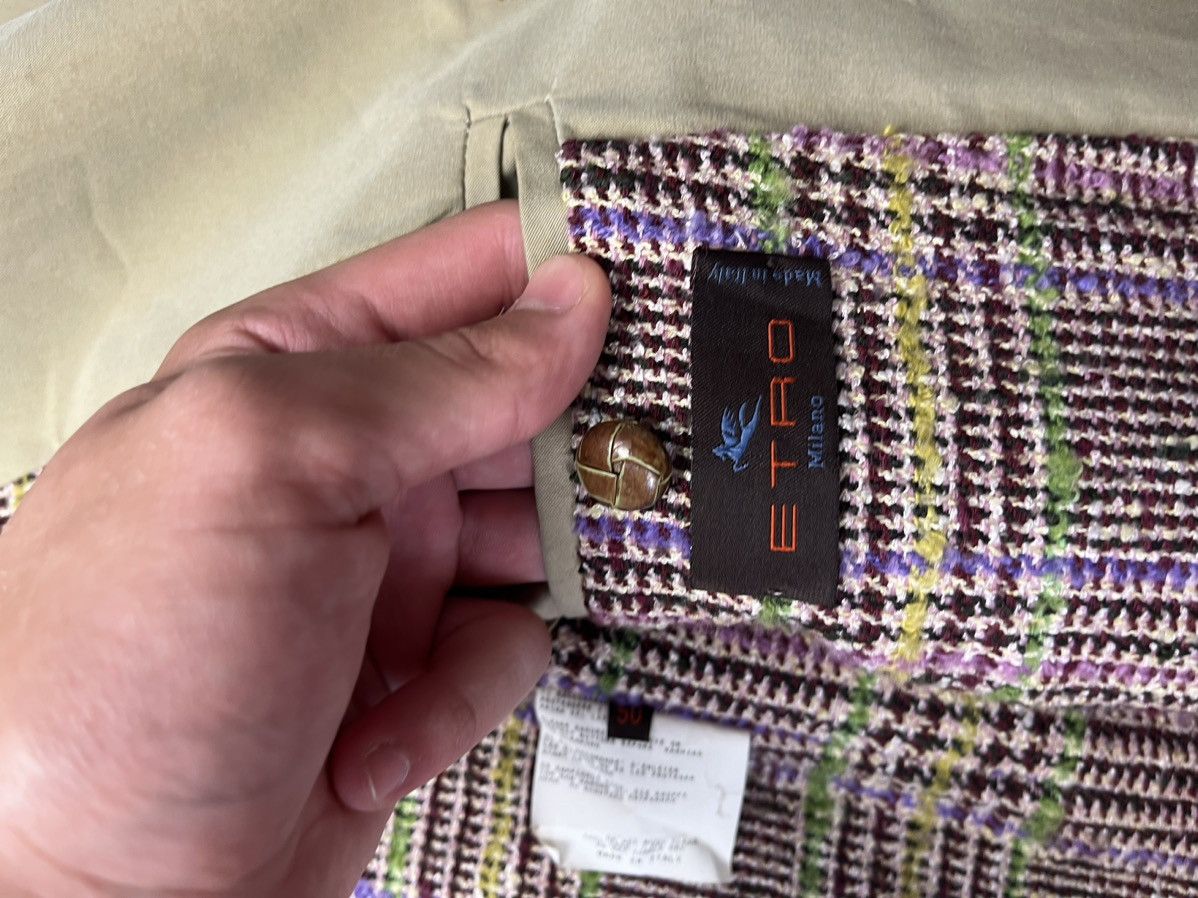 Etro ETRO Milano Coat Jacket Wool Made in Italy Size M Size US M / EU 48-50 / 2 - 17 Thumbnail