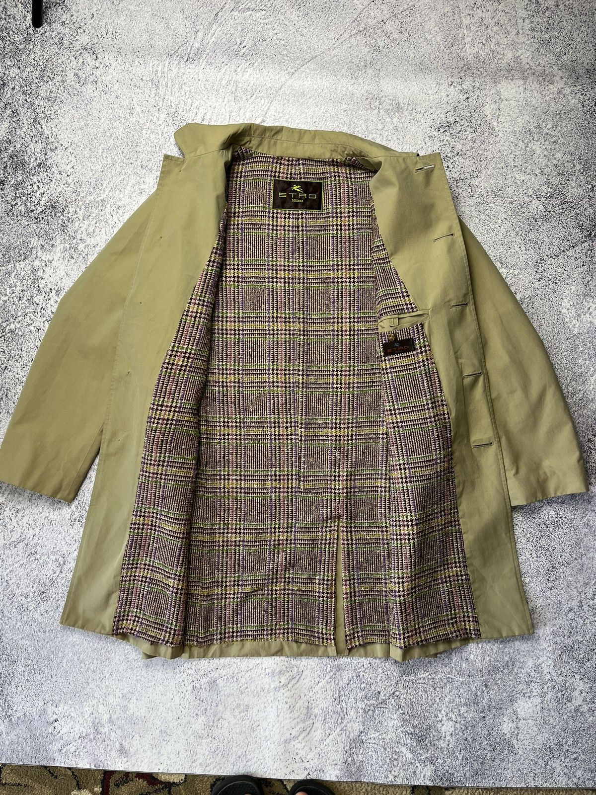 Etro ETRO Milano Coat Jacket Wool Made in Italy Size M Size US M / EU 48-50 / 2 - 13 Thumbnail