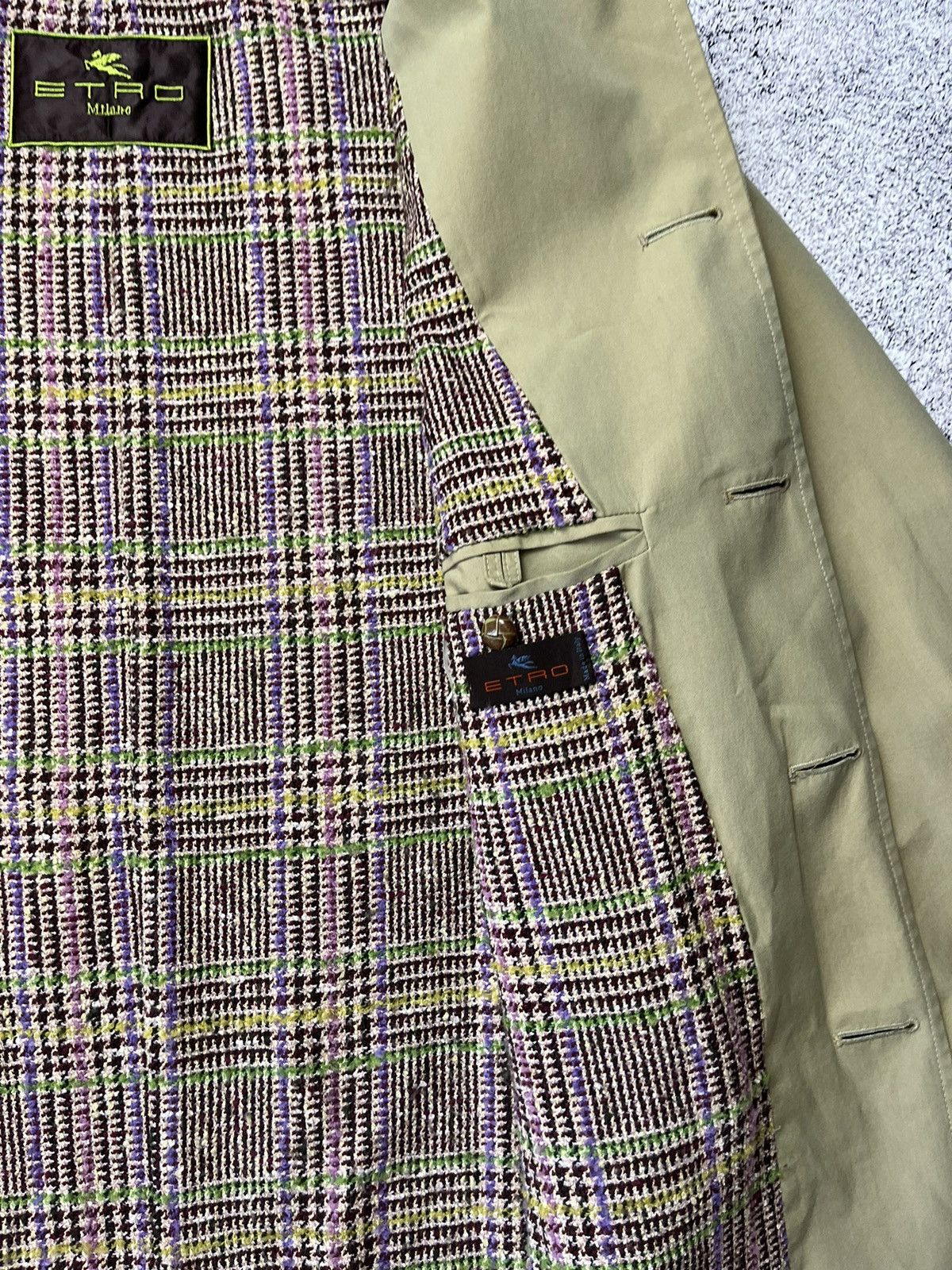 Etro ETRO Milano Coat Jacket Wool Made in Italy Size M Size US M / EU 48-50 / 2 - 15 Thumbnail