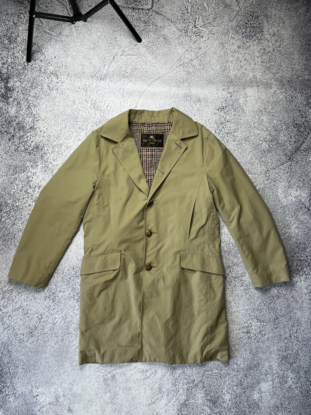 Etro ETRO Milano Coat Jacket Wool Made in Italy Size M Size US M / EU 48-50 / 2 - 12 Thumbnail