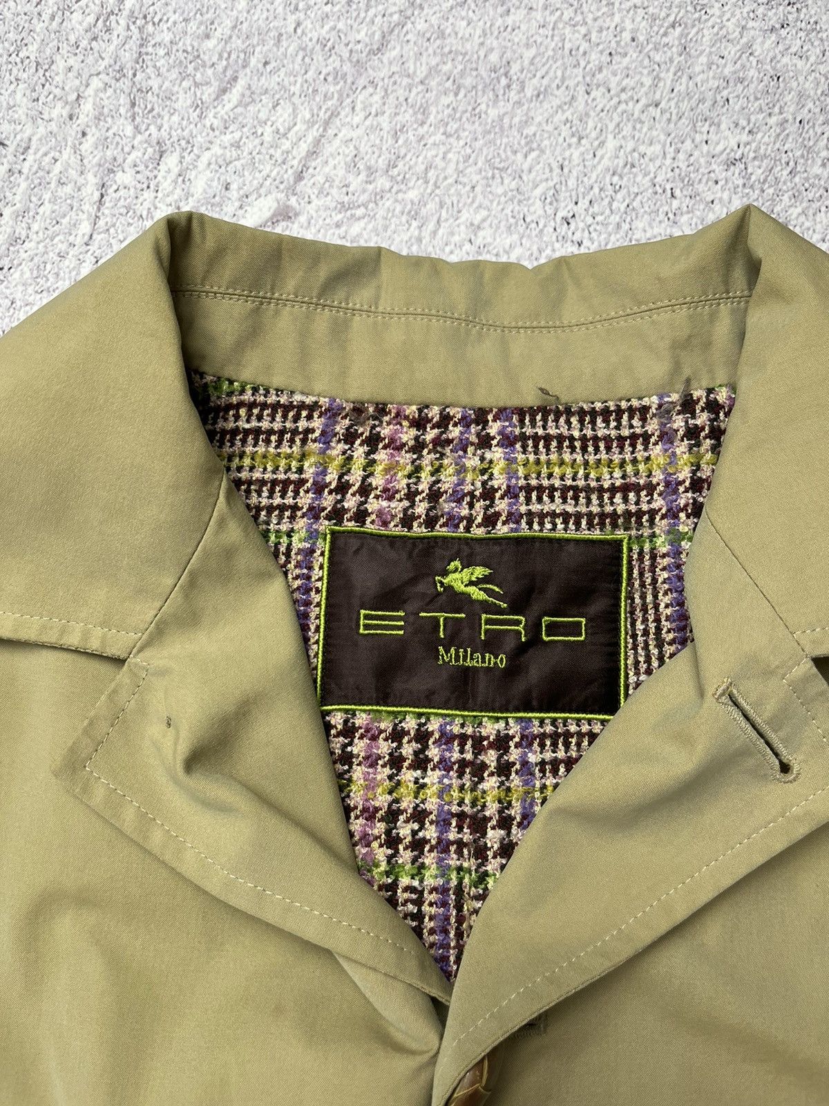 Etro ETRO Milano Coat Jacket Wool Made in Italy Size M Size US M / EU 48-50 / 2 - 11 Thumbnail